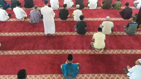 Muslims are praying Stock Footage 236745009