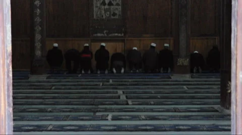 Muslims Pray Stock Footage 906461