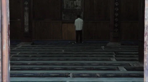 Muslims Pray Stock Footage 906521