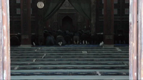 Muslims Pray Stock Footage 906568