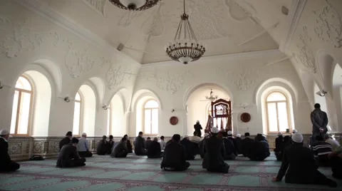 Muslims at Prayer Stock Footage 57660547