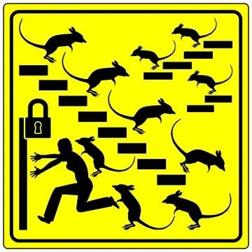 Musophobia Illustrazione stock