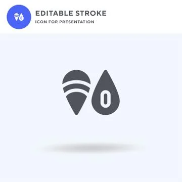 Mussel icon vector, filled flat sign, solid pictogram isolated on white, logo Stock Illustration