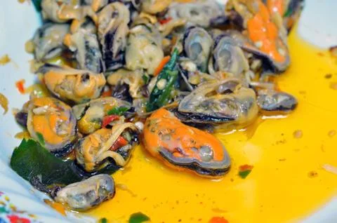 Mussel Stockfoto's