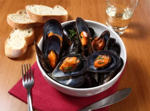 Mussels Foto stock