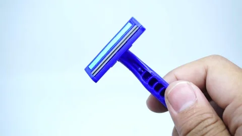 Mustache and beard trimmer Stock Footage 218809256