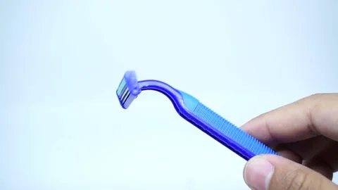 Mustache and beard trimmer Stock Footage 218809379