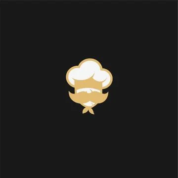 Mustache chef Icon vector illustration Stock-Illustration