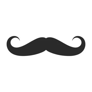 Mustache icon Stock Illustration