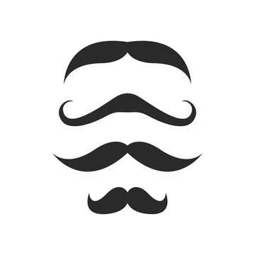 Mustache icon Stock-Illustration