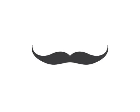 Mustache icon vector Stock Illustration