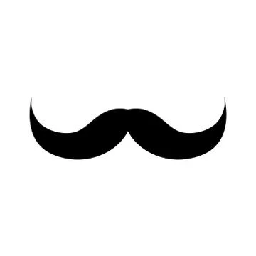Mustache icon vector illustration Stock Illustration