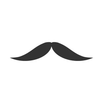Mustache icon vector illustration Illustrazione stock