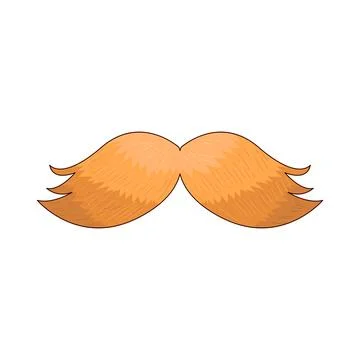 Mustache illustration Stock Illustration