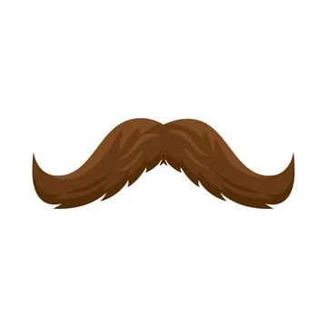 Mustache macho accessory Stock Illustration
