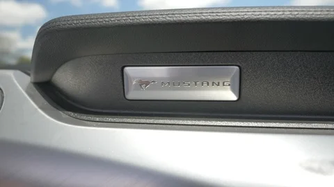 Mustang Logo Dashboard Stock Footage 119230252