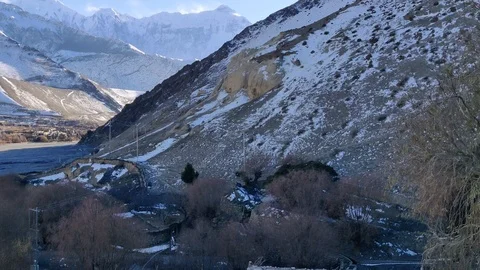 MUSTANG SCENERY Stock Footage 124354433