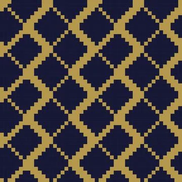 Mustard Argyle Seamless Pattern Background Illustrazione stock