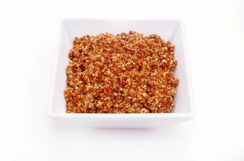 Mustard in dish Stock Photos