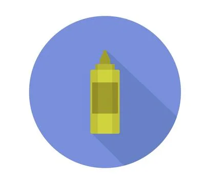 Mustard icon illustrated in vector on white background Stock Illustration