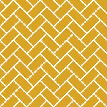 Mustard Seamless Herringbone Pattern Vector Stock Illustration