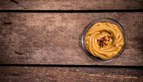 Mustard top view Stock-Fotos