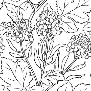 Mustard vector pattern Stock Illustration