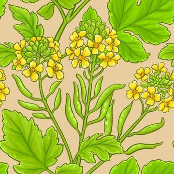 Mustard vector pattern Illustrazione stock