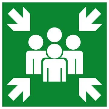 Muster Point Symbol Sign, Vector Illustration, Isolated On White Background L Stock Illustration