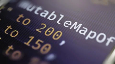 Mutable map code with gold values 200 and 150 Photos