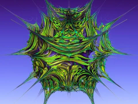 MutaGen Green Stock Illustration
