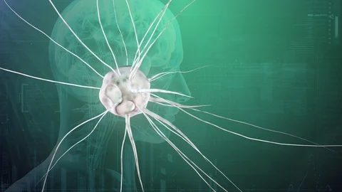 Mutant cell , DNA manipulation ,biotechnology Stock Footage 73319524