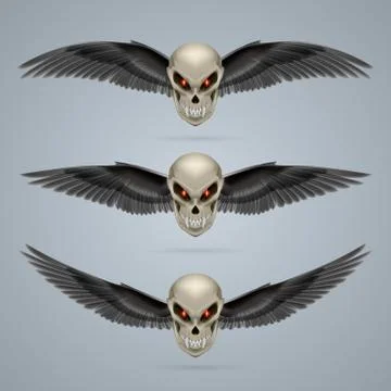 Mutant skull Stock Illustration