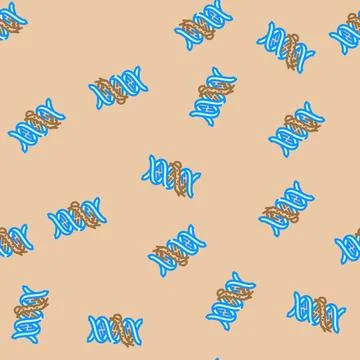 Mutated dna genetic engineering vector seamless pattern Stockillustratie