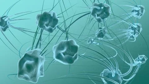 Mutating Cell Stock Illustration