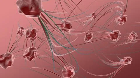 Mutating Cell Stock Illustration