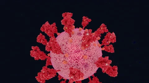 Mutating Covid-19 virus, animation 스톡 동영상 178659584