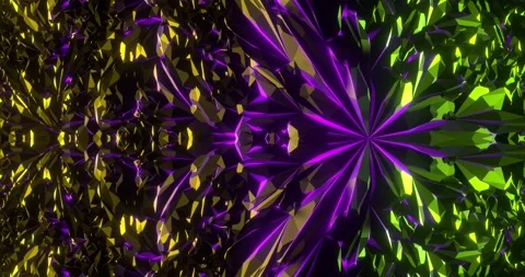 Mutating crystals Stock Footage 201014692