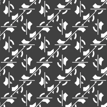 Mute sound web icon. flat design. Seamless pattern. Stock Illustration