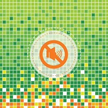 Mute symbol Stock Illustration