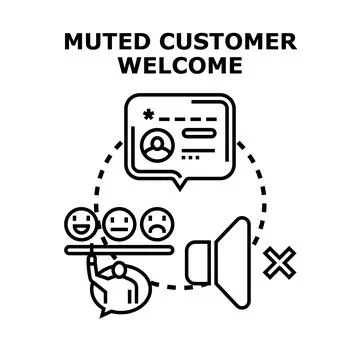 Muted customer welcome concept evaluating user onboarding experience Stock Illustration
