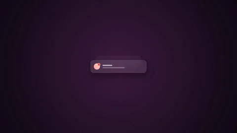 Muted Dark Screen with Soft Glows and Floating UI Elements in Subtle Purple.. Stock Footage 347962292