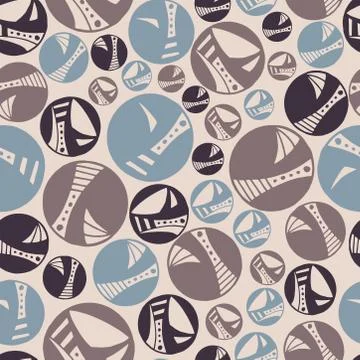 MUTED DOTTY DOTS Stock Illustration
