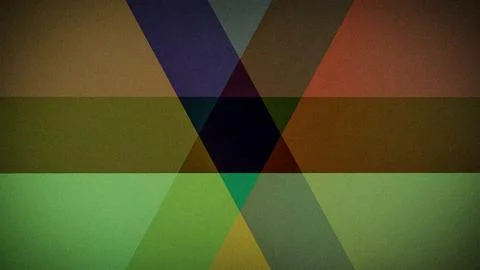 A muted geometric gradient featuring earthy tones of green, brown, orange, .. イラスト素材
