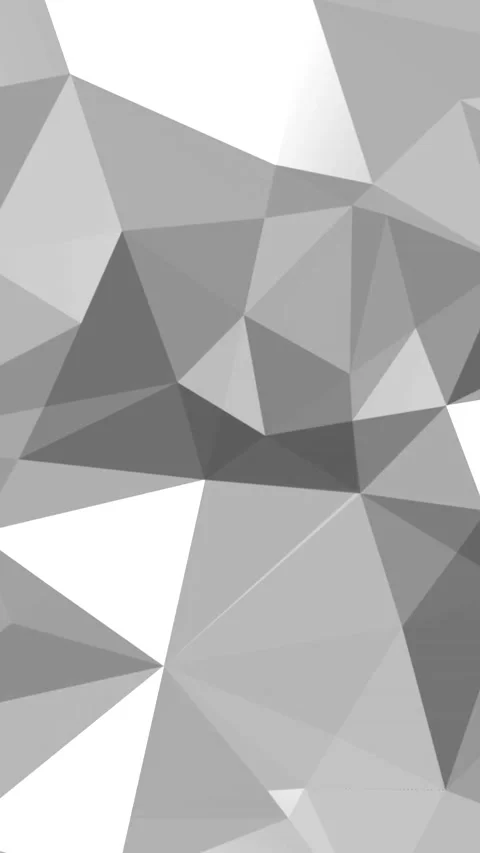 Muted Metallic Polygon Background With Interface Overlay, Gray Polygonal Stock Footage 324854198
