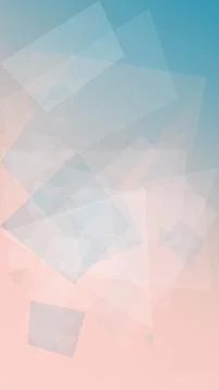 Muted polygon triangle blocks float in a smooth blue-to-pink gradient, form.. Stock Illustration