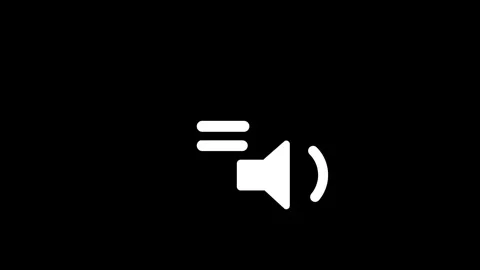 Muted Speaker Audio Icon Stock Footage 337390805