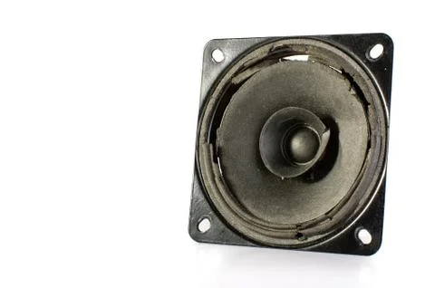 Muted speaker isolated Stock Photos
