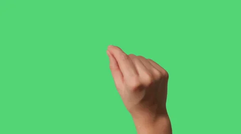 Muti-touch Screen Hand Gestures for tablets and smartphone on green screen Vidéo 27121542