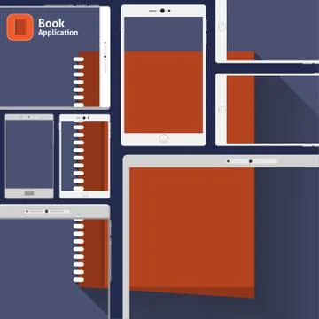 Mutiwindow Mobile Stock Illustration
